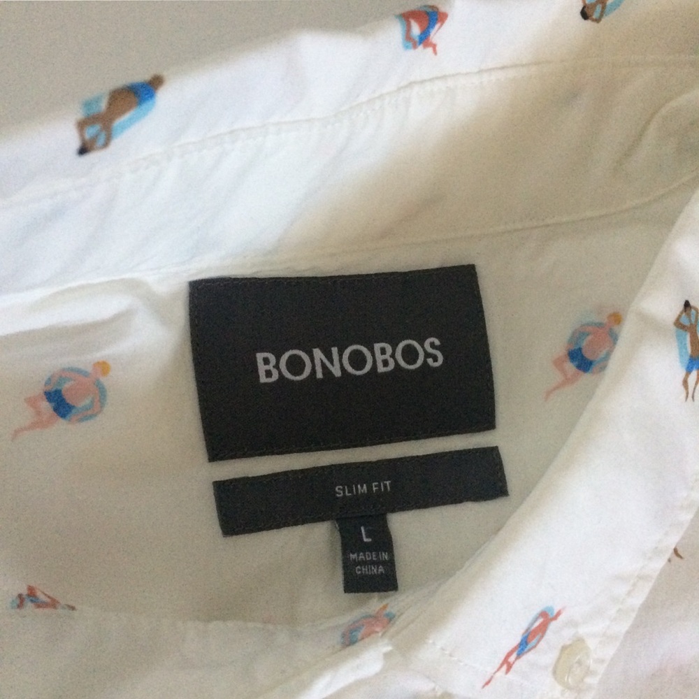 Men’s Bonobos long sleeve shirt men at pool - Picture 7 of 8